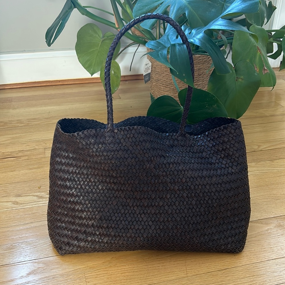 Madewell transport E/V tote in coffee bean